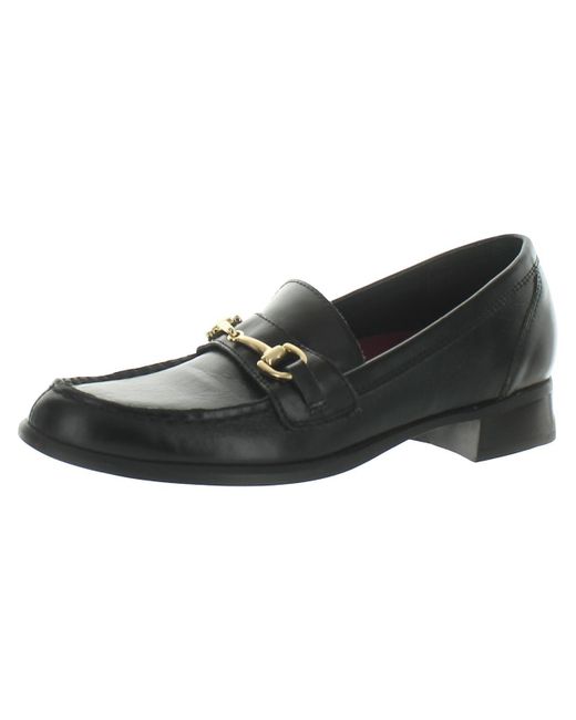 Munro Black Gryffin Leather Loafers