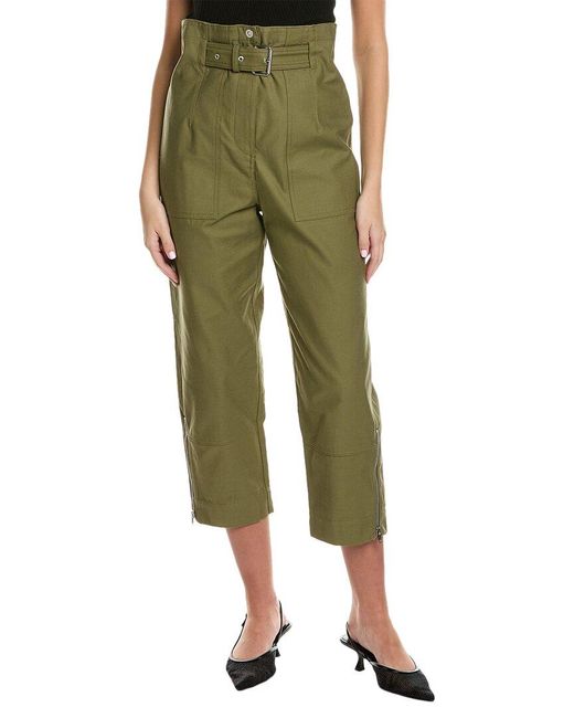 3.1 Phillip Lim Green Belted Cargo Pant