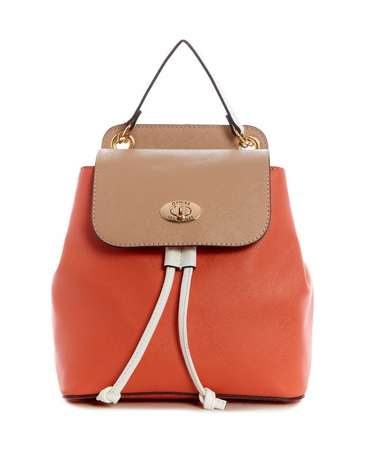 Guess Factory Savannah Backpack in Orange Lyst