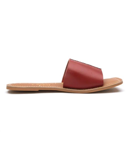 Matisse Red Heatwave Slide Sandal