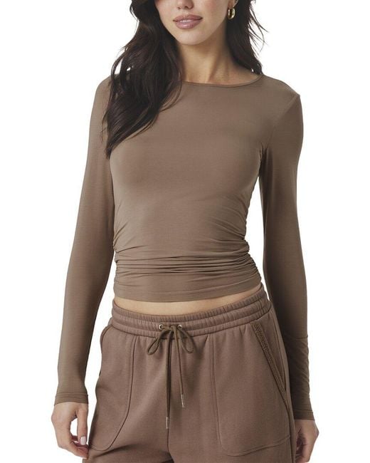 Splendid Brown Sunsoft Tee