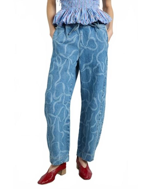 Damson Madder Blue Felix Straight Leg Jeans