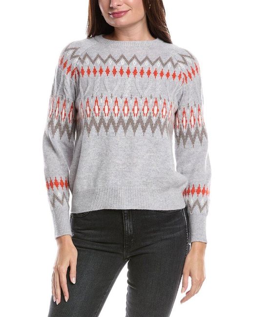 Forte Gray Slouchy Alpine Cashmere Sweater
