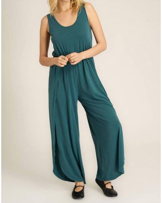 Project Social T Blue Do It Again Jumpsuit