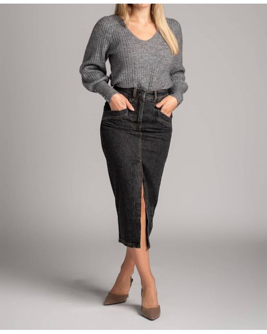 IRO Black Clarysse Skirt