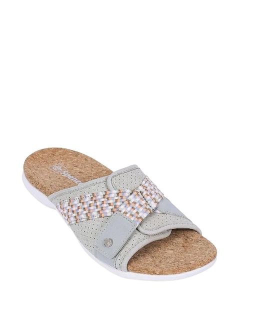 Spenco White Bonaire Mercury Sandals