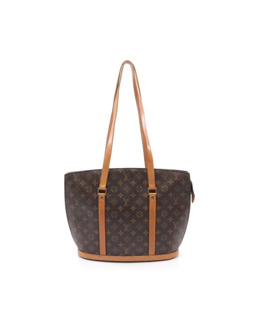 Louis Vuitton Brown Babylon Monogram Shoulder Bag Pvc Leather