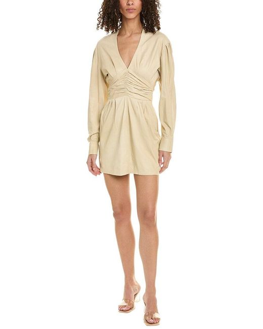 IRO Natural Leather Mini Dress