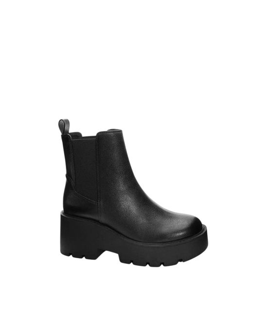 Dirty Laundry Black Rabbit Smooth Pu Boot