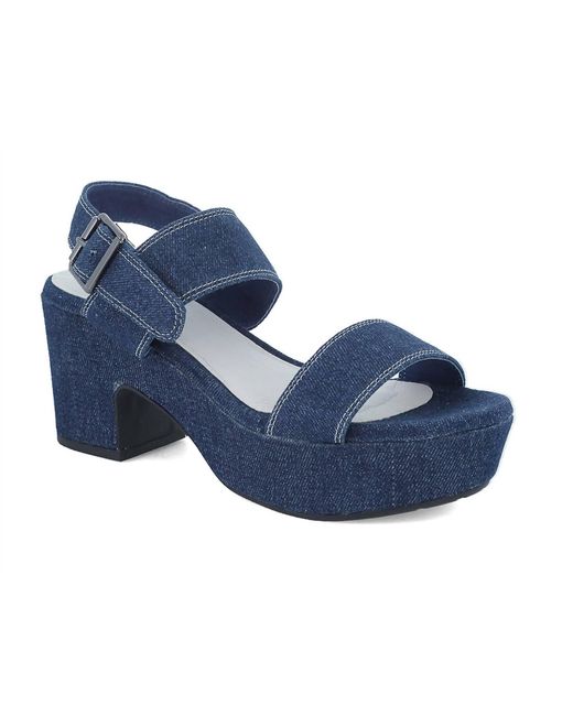 Chocolat Blu Blue Grettel Platform Sandals