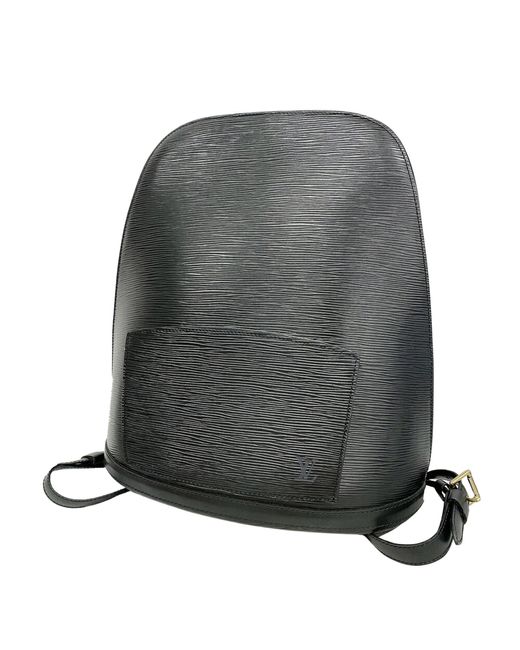 Louis Vuitton Gray Gobelins Leather Backpack Bag (pre-owned)