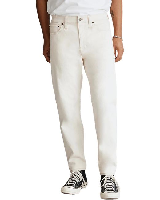 Madewell Natural Relaxed Mid-rise Tapered Leg Jeans for men