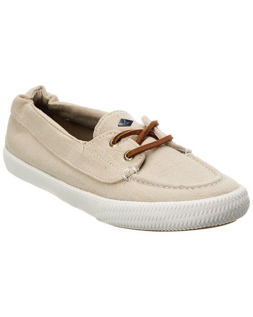 Sperry Top-Sider White Lounge Away 2 Linen Sneaker
