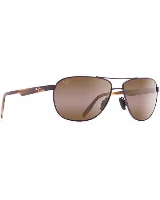 Maui Jim Black Castles Polarized Aviator Sunglasses H728