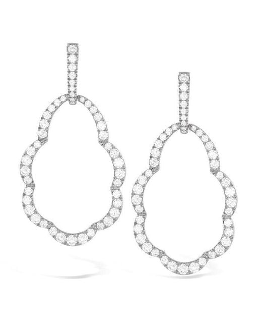 Hearts On Fire Metallic Lorelei Open Drop Diamond Earrings
