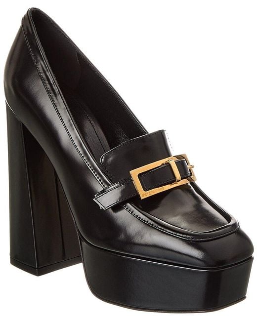 Sergio Rossi Black Nora Leather Pump