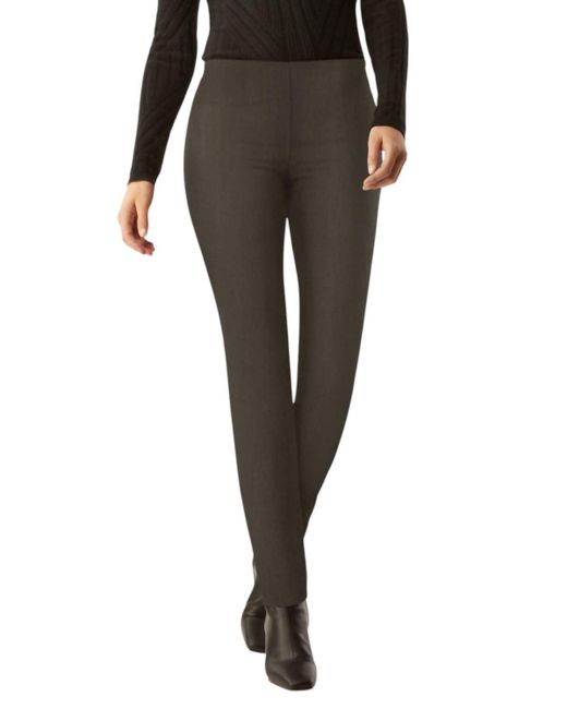 Ecru Black Springfield Pull On Pant
