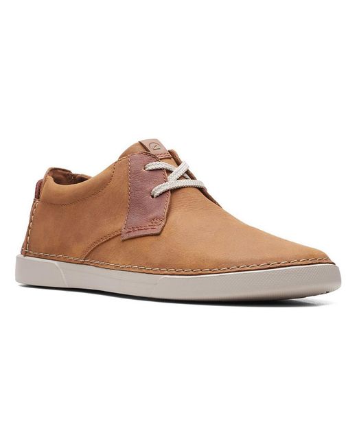 Clarks Brown Gereld Low Leather Lace-up Chukka Boots for men