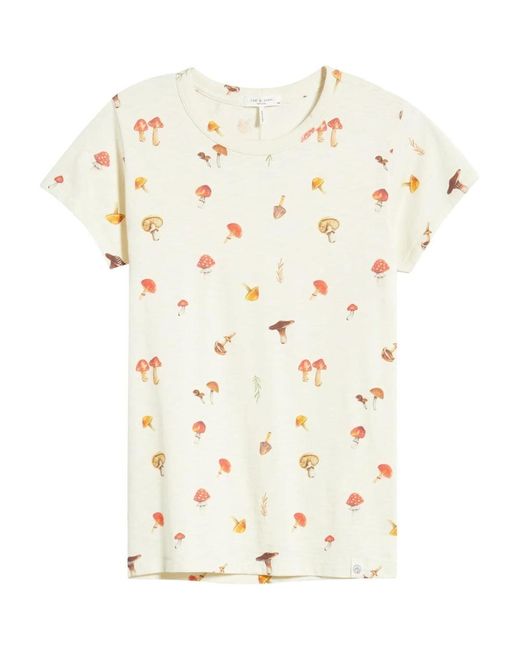 Rag & Bone Natural All Over Mushroom Tee