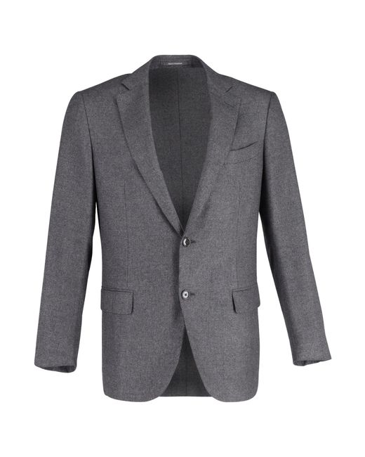 Ermenegildo Zenga Cashmere Easy Jacket Grey Blazer in Gray for Men 