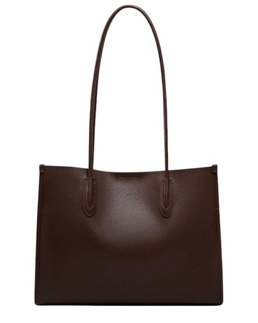 Adele Berto Brown Leather Tote