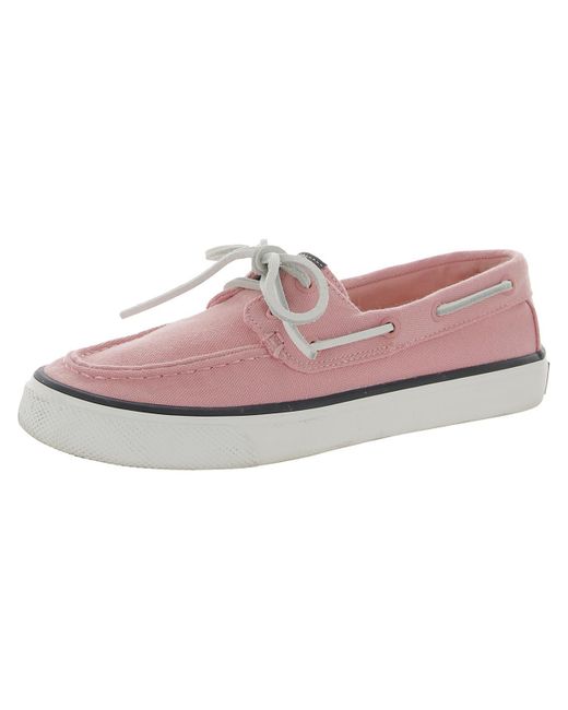 Sperry Top-Sider Pink Angelfish Leather Flats Boat Shoes