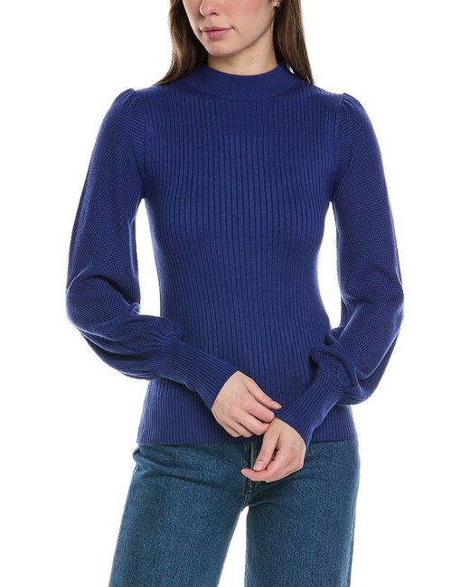 Trina Turk Blue Collins Sweater