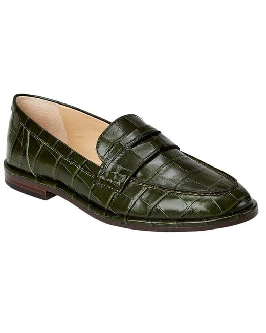 J.McLaughlin Green Concetta Leather Loafer
