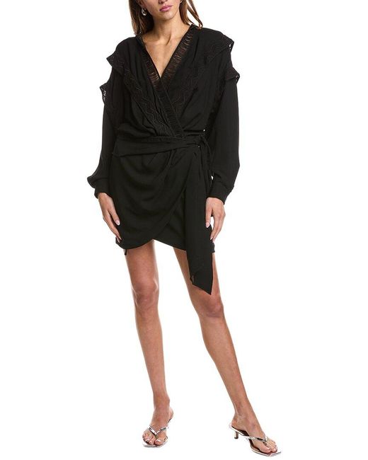 IRO Black Elyn Mini Dress