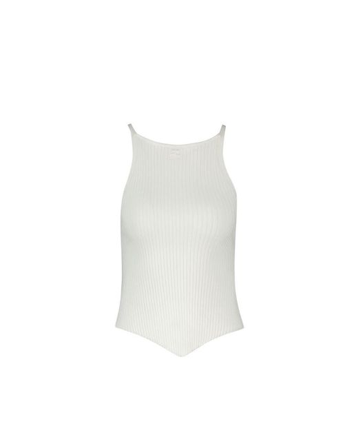 Courreges White Signature Top