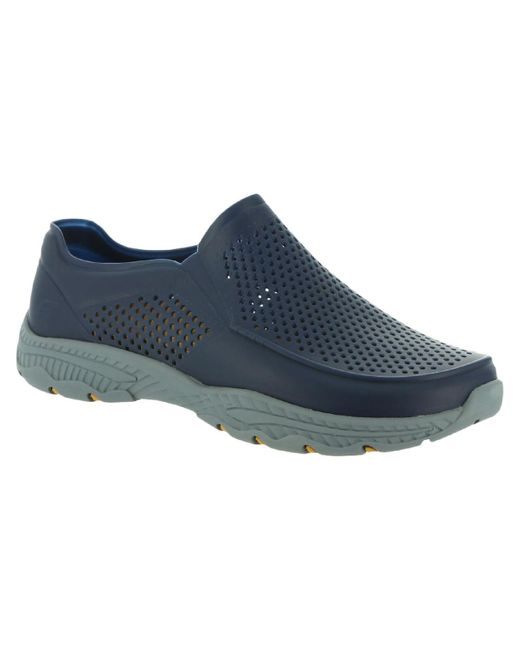 Skechers Blue Foamies Creston Ultra Perforated Flat Oxfords for men