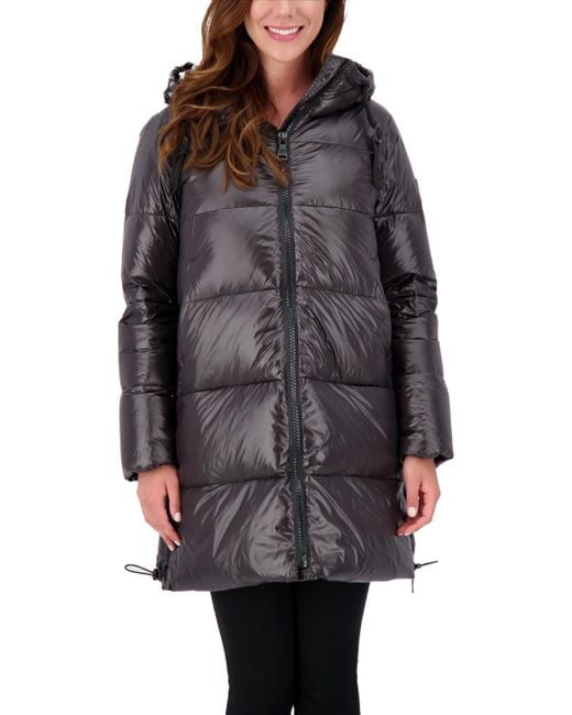 Vince Camuto Down Parka Puffer Jacket in Gray Lyst