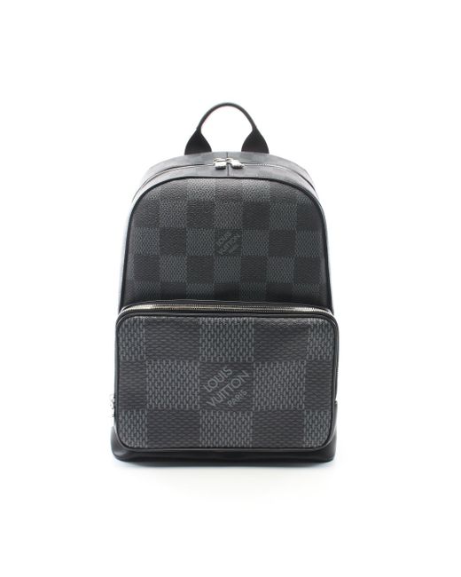 Louis Vuitton Campus Backpack Damier Graphit Backpack Rucksack Pvc Leather Gray