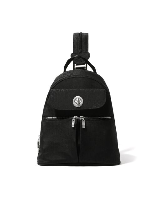 Baggallini Black Naples Convertible Sling Backpack
