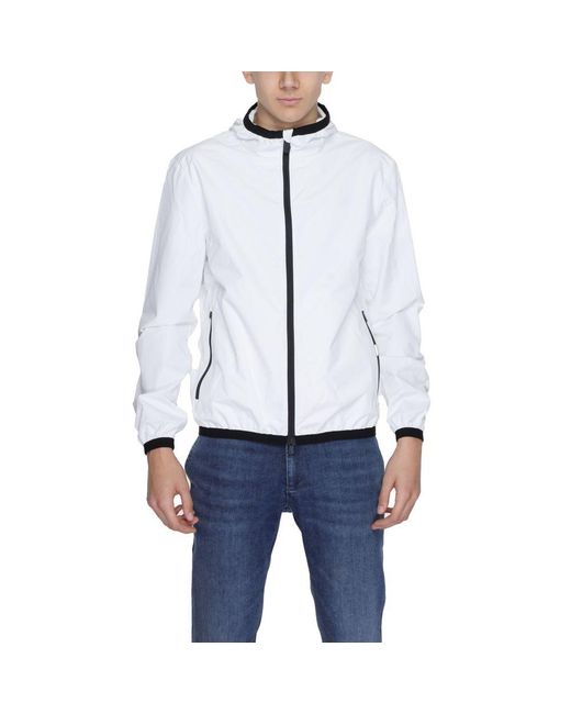 Suns Blue Polyester Shell Jacket for men