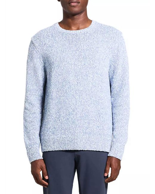 Theory Blue Mauno Crewneck Sweater for men