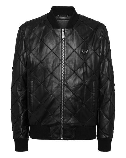 Philipp Plein Black Jacket for men