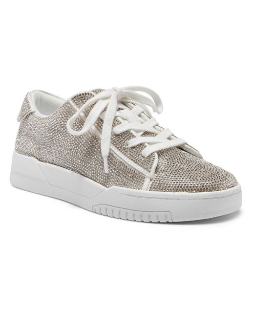Jessica Simpson White Silesta Micosuede Lifestyle Casual And Fashion Sneakers
