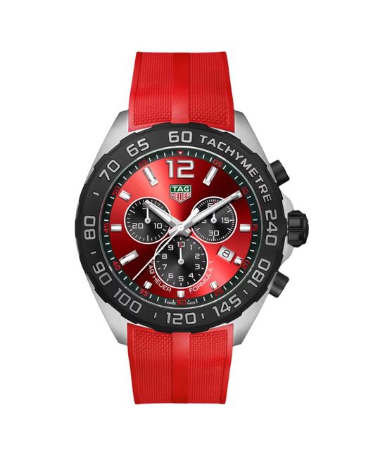 Tag Heuer Formula 1 Red Dial Watch for men