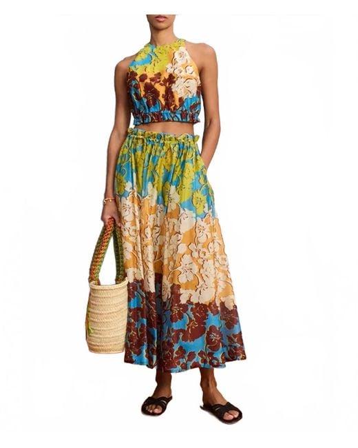 ALÉMAIS Multicolor Splice Top