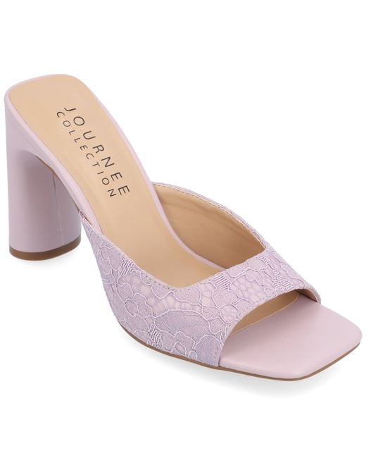 Journee Collection Pink Collection Daivia Sandals