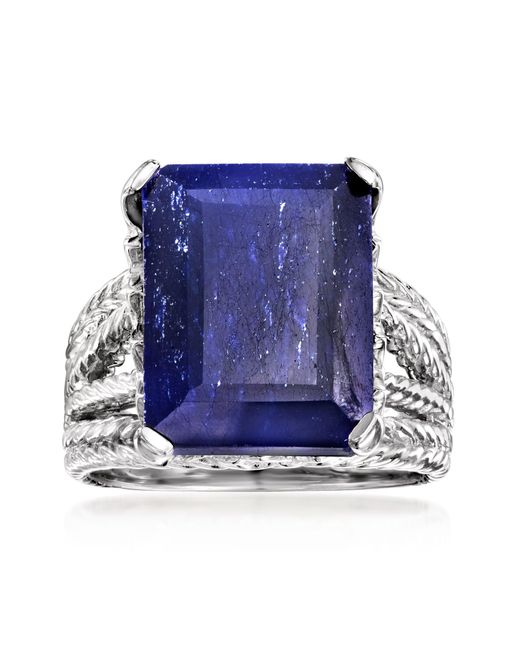 Ross-Simons Blue Sapphire Multi-row Ring