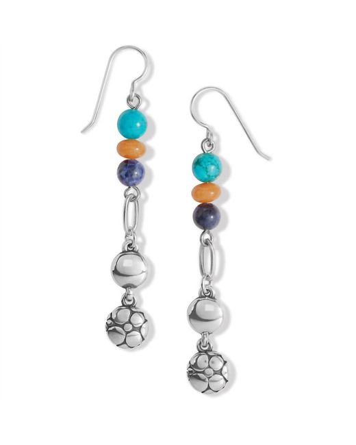 Brighton Blue Pebble Paradise French Wire Earrings