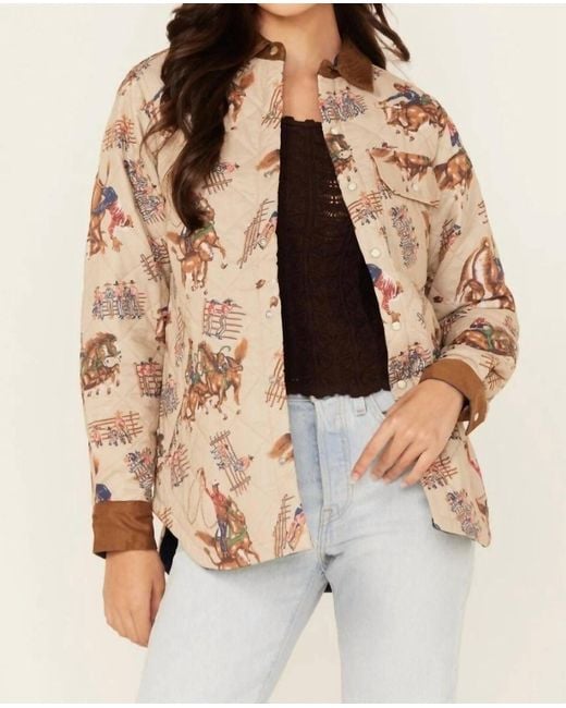 Tasha Polizzi Brown Roxanne Shacket