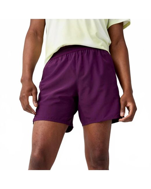 Brooks Purple Dash Short for men