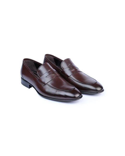 VELLAPAIS Black Lapitos Penny Loafer for men