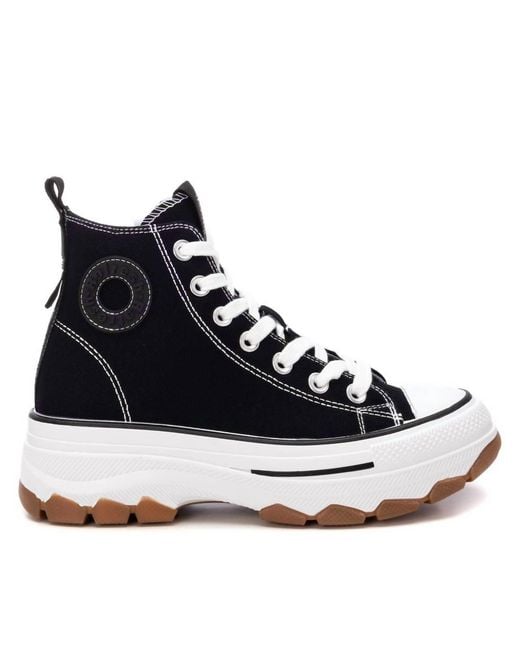 Xti Blue Sneaker Booties