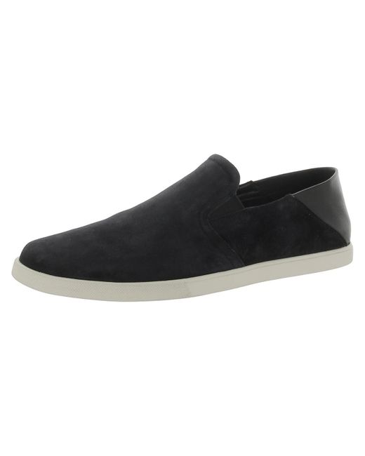 Vince Black Sanders Suede Casual And Fashion Sneakers for men