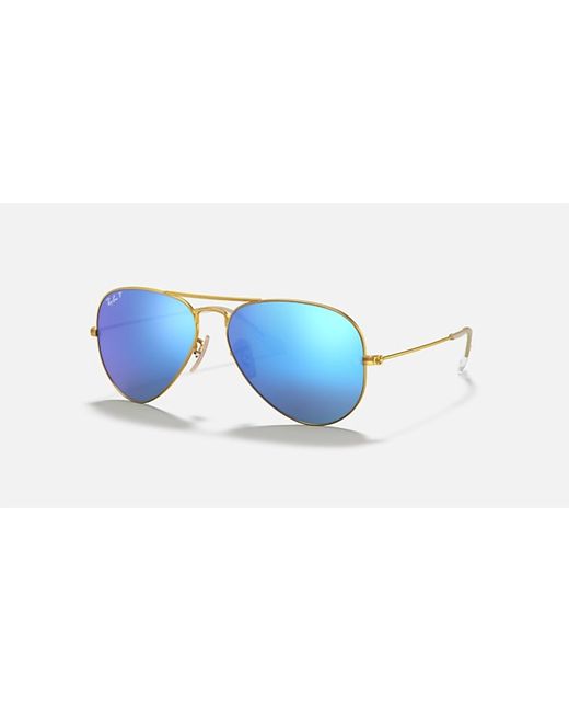 Ray-Ban Black Aviator Medium Polarized Sunglasses Rb3025 for men