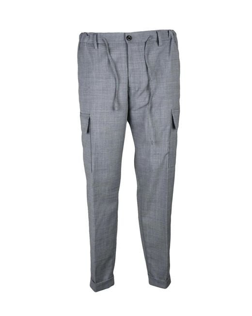 Michael Coal Gray Thomas Cargo Pants for men